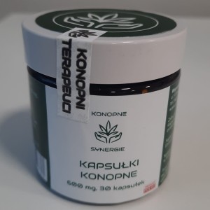 Konopne Synergie kapsułki 600mg. 30szt20mg CBD / 1szt
