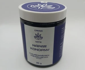 CannaMate Napar Konopny CBG 35gSiła, spokój, witalność. 30 porcji intensywnego naparu.