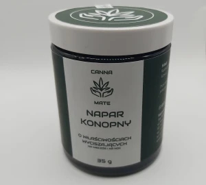CannaMate Napar Konopny CBD 35gSpokój, relaks, wyciszenie. 30 porcji intensywnego naparu.