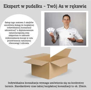 KONOPNE SYNERGIE-ZESTAW 3szt.CBG+CBD+CBNCałodzienna suplementacja konopna z adaptogenami i ziołami do stosowania rano, w ciągu dnia oraz na wieczór. + INDYWIDUALNA KONSULTACJA NATUROPATYCZNA GRATIS!!!