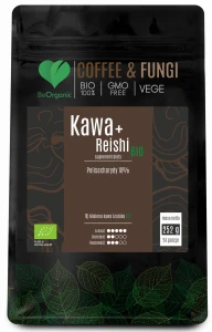 EcoBlik Kawa + Grzyby witalne Reishi BIO252g Arabica mielona + fungi