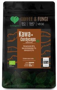 EcoBlik Kawa + Grzyby witalne CordycepsBIO 252g Arabica mielona + fungi
